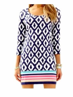 Lilly‎ Pulitzer Beacon T-Shirt Dress In Fish Print